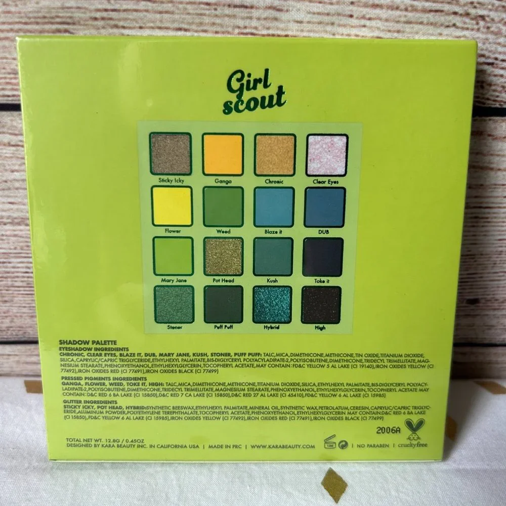 Kara Beauty Girl Scout Eyeshadow Palette